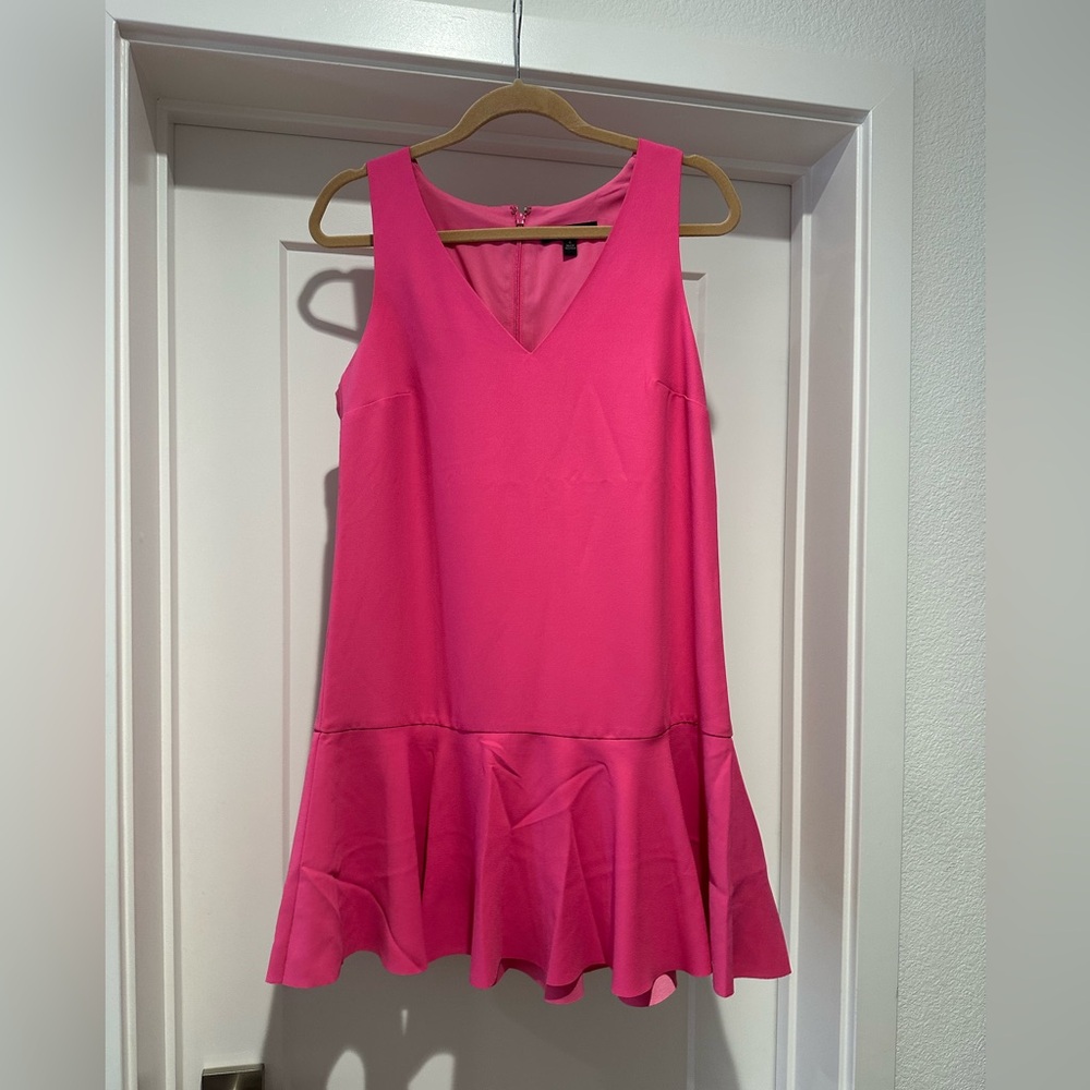 Banana Republic Pink V-Neck Dress